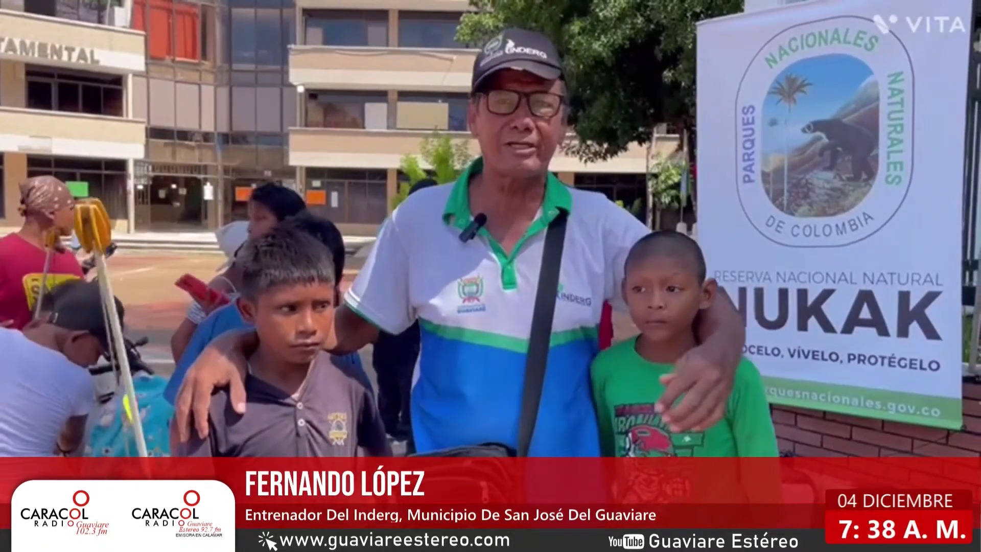 Niños de las etnias Jiw y Nukak se preparan para competir en tiro con ...