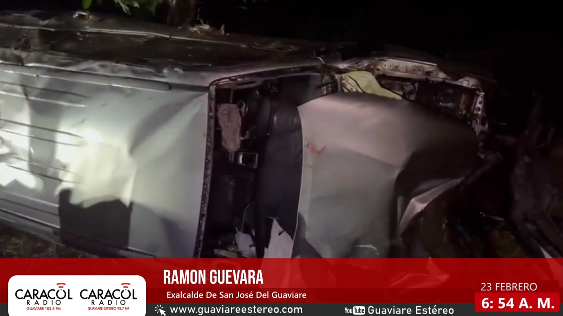 Assaf Ramon Crash Exalcalde Ramón Guevara, sobrevive junto a su familia a un aparatoso ...